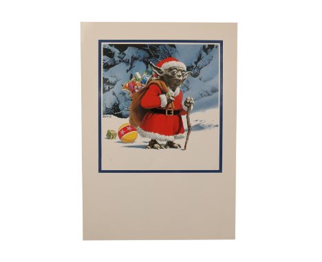STAR WARS: ORIGINAL TRILOGY (1977 - 1983) - Anthony Daniels Collection: Handwritten Christmas Card Signed by Marcia LucasA Ch