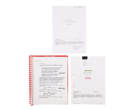 STAR WARS: REVENGE OF THE SITH (2005) - Nick Gillard Collection: Two Hand-annotated Scripts and Reshoot ScriptTwo hand-annota