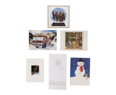 STAR WARS: VARIOUS PRODUCTIONS - Anthony Daniels Collection: Six Holiday Cards from the Lucas FamilySix holiday cards from th