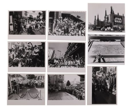 STAR WARS: A NEW HOPE (1977) - Anthony Daniels Collection: Black-and-white Photographs from "The Forecourt of the Stars" Hand