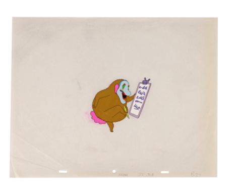 YELLOW SUBMARINE (1968) - Jeremy Hillary Boob Hand-painted Animation CelAn animation cel from George Dunning's 1986 animated 