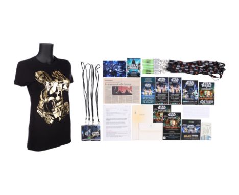 STAR WARS: IN CONCERT (2009) - Anthony Daniels Collection: Anthony Daniels' Hand-annotated Script, Autographed Photo and Conc