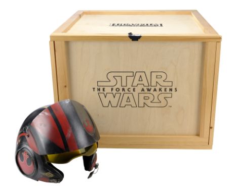 STAR WARS: THE FORCE AWAKENS (2015) - Propshop Poe Dameron X-wing Helmet ReplicaA Propshop replica of Poe Dameron's X-wing he