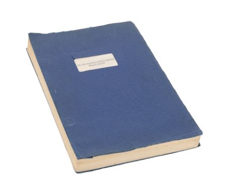 JAMES BOND: ON HER MAJESTY'S SECRET SERVICE (1969) - Release ScriptA release script from the production of Peter R. Hunt's Bo