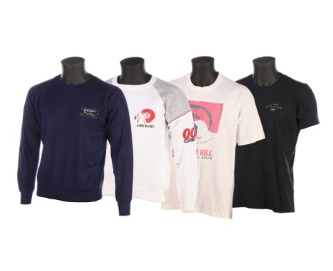 JAMES BOND: VARIOUS PRODUCTIONS - Set of Four Crew TopsA set of four crew tops from the production of various James Bond film
