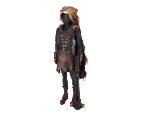 HERCULES (2014) - Hercules' (Dwayne Johnson) Hero Costume and ClubHercules' (Dwayne Johnston) hero costume and club from Bret
