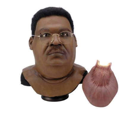 THE NUTTY PROFESSOR (1996) - Sherman Klump's (Eddie Murphy) Mask, Teeth with Fat Lip and Replica GlassesSherman Klump's (Eddi