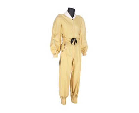 JAMES BOND: MOONRAKER (1979) - Peter Nelson Collection: Technician Jumpsuit and Belt BuckleA technician jumpsuit and belt buc