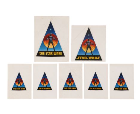 STAR WARS: A NEW HOPE (1977) - Anthony Daniels Collection: Set of Original Logo StickersA set of seven original stickers from