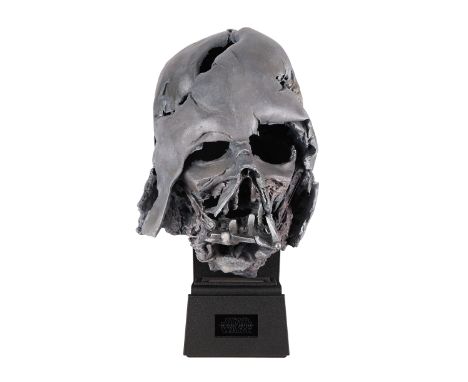 STAR WARS: THE FORCE AWAKENS (2015) - Propshop Melted Darth Vader Helmet ReplicaA Propshop replica of the melted Darth Vader 