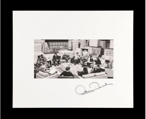 STAR WARS: THE FORCE AWAKENS (2015) - Anthony Daniels Collection: Framed and Autographed Photo of First Script ReadA photogra