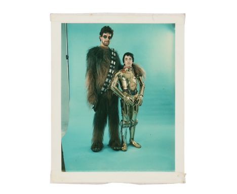STAR WARS: THE EMPIRE STRIKES BACK (1980) - Anthony Daniels Collection: Photograph of Anthony Daniels and Peter Mayhew Withou