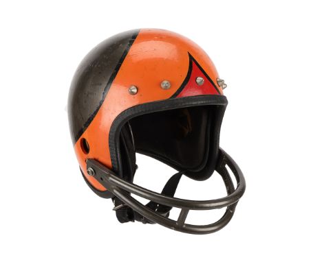 ROLLERBALL (1975) - Houston HelmetA Houston helmet from Norman Jewison's sci-fi sports film Rollerball. Jonathan E. (James Ca