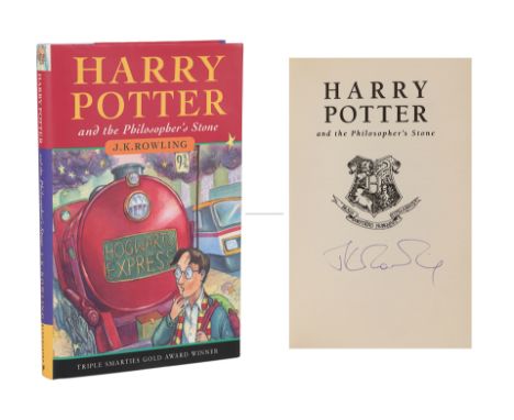 HARRY POTTER AND THE PHILOSOPHER'S STONE (2001) - J.K. Rowling Autographed Hardback BookA hardback copy of the children's nov