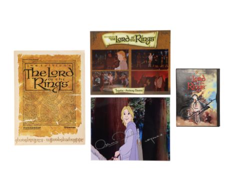 THE LORD OF THE RINGS (1978) - Anthony Daniels Collection: Autographed DVD, Fold-out Press Pack and Autographed PhotoAn autog