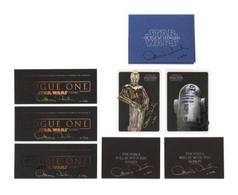 STAR WARS: SEQUEL TRILOGY (2015 - 2019) - Anthony Daniels Collection: Autographed Premiere and Receptions InvitationsAutograp