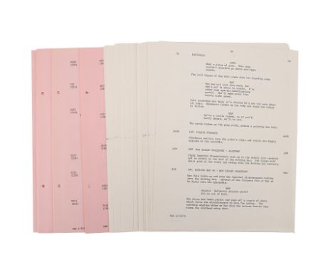 STAR WARS: A NEW HOPE (1977) - Anthony Daniels Collection: Anthony Daniels' Loose Fourth-draft Script PagesA collection of An