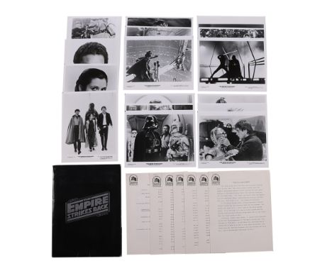 STAR WARS: THE EMPIRE STRIKES BACK (1980) - Anthony Daniels Collection: Press Kit with Black-and-white StillsA press kit with