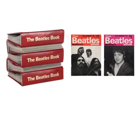 BEATLES, THE - Set of 77 First Issues of The Beatles Monthly Book in BindersA collection of all 77 first issues of the fan ma