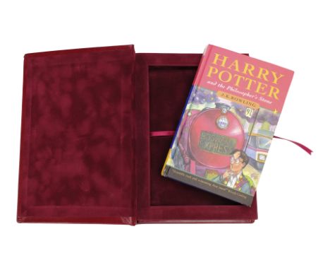 HARRY POTTER AND THE PHILOSOPHER'S STONE (2001) - First Edition Hardcover BookA first edition hardcover book of J.K. Rowling'