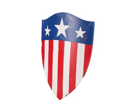 CAPTAIN AMERICA: THE FIRST AVENGER (2011) - Captain America's (Chris Evans) SFX Bullet-hit USO ShieldCaptain America's (Chris