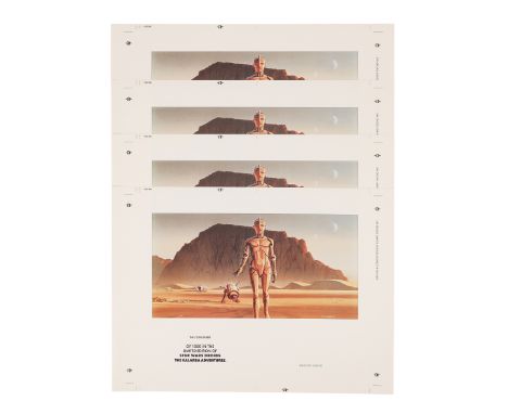 STAR WARS DROIDS: THE KALARBA ADVENTURES (1995) - Anthony Daniels Collection: Four Proof Copies of Ralph McQuarrie's The Droi