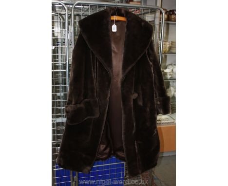 A ladies vintage faux fur Coat
