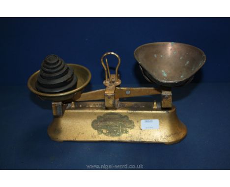 A set of vintage Scales and weights by Jenkins