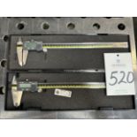 (2) Mitutoyo CD-12"CP 12" Digital Calipers