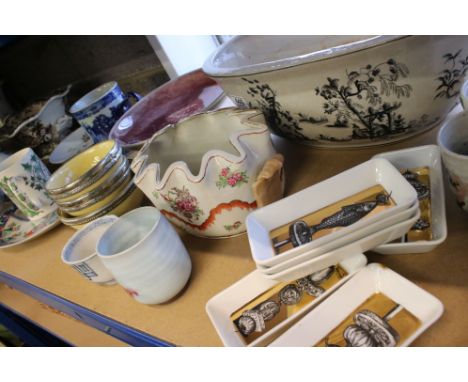 Large Collection of Ceramics, mainly reproduction 19th century Ironstone and Chinese ware but also including Four 19th centur
