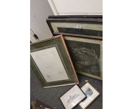 After I F Rigaud R.A, Antique Black and White ' Shakspeare ' Engraving, together with two similar Engravings after R. Smirke 