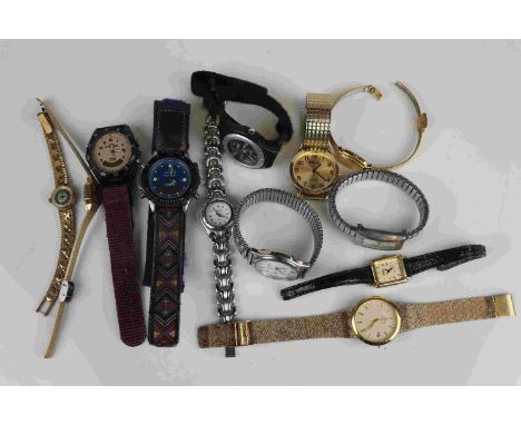 Collection of watches to include Timex Expedition, Meister-Anker, Scherrer Paris, vintage Sekonda etc 