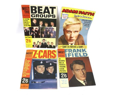 Four vintage music magazines. Comprising three 'Meet The Star' no.13, 9 & 5 and a copy of Mirabelle 'Adam Faith introduces...