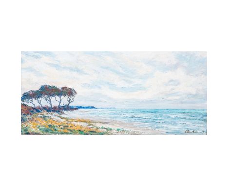 SCHULTZE-JASMER, THEODOR (1888-1975), "Prerow/Darß", an der Ostsee, u.re. monogrammiert 'Th. Sch-J.', verso bezeichnet und be