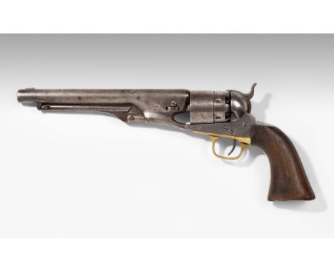 USA, New Model Army 1860, Nr. 92955, Herstellung 1863/64. Sig. "Col Saml Colt New York U.S. America", Cal. 44, 8 inches. Trom