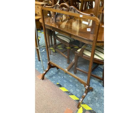 MAHOGANY FIRE SCREEN