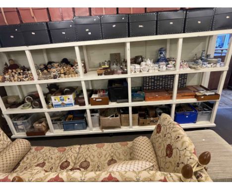 Large collection of clocks, clock parts, tools, clock and watch accessories, etc.