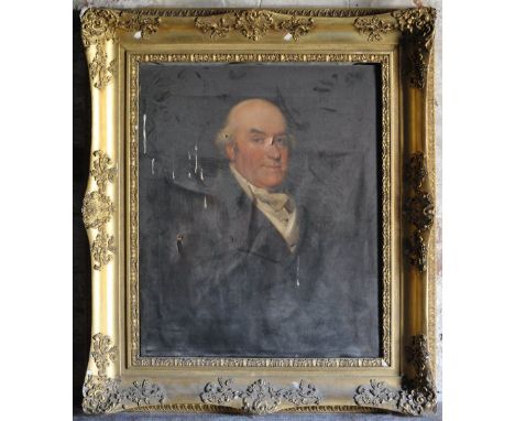 *  English School, Portrait of B Heywood of Stanley Hall, half length, 30" (76cms) x 25" (63cms).  Provenance Healaugh Manor