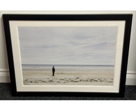 Framed Colour Photograph of D-Day Veteran Fred Lee. Overall size including frame 76cm x 56cm. This is his story: "I was a Sto