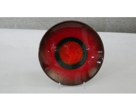 A boxed limited edition Poole pottery plate to mark The Alignment of the Planets titled 'Mars' with certificate of authentici