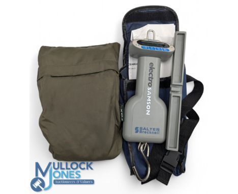 Salter Bracknell Electronic Fish Weighing Scales, with fish bag up to 55lb