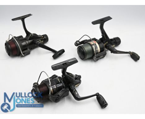 Three Daiwa vintage spinning reels, Regal - S 25603T, Team Daiwa 1350 DM and J 1350M. All a/f. (3)
