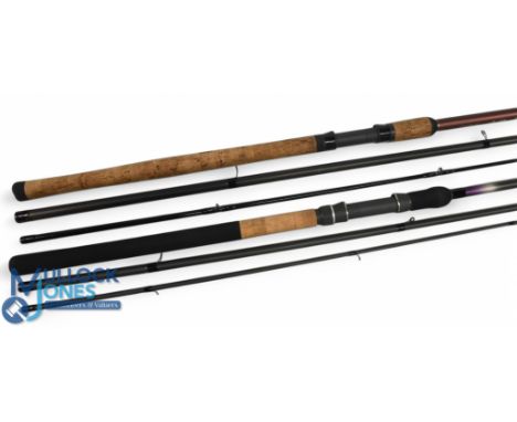 D R X 48 Logic Match carbon match rod, 16ft 3pc, tip 12" short, 24" handle, down locking reel seat, reel lines 2/5 lbs, lined