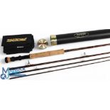 Sage TCR 7100-4 Graphite IIIe 45 7/16oz carbon trout fly rod: 10ft 4pc line 7#, alloy double