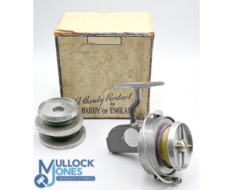 Hardy Altex No.3, MkV left hand wind spinning reel, optional ratchet check, retains most original finish, c/w spanner, 2 spar