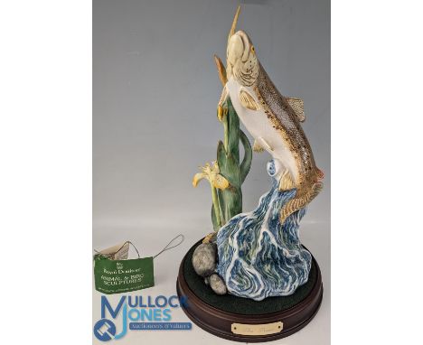 Royal Doulton China Study 'The Trout' DA172, modelled by J G Tongue, printed marks to base, 29cm high approx. Together with p