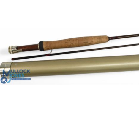 Enigma EM-G "Graphite Fly" carbon fly rod, 8ft 6" 2pc line 5#, alloy uplocking reel seat with wood insert, lined butt ring, M