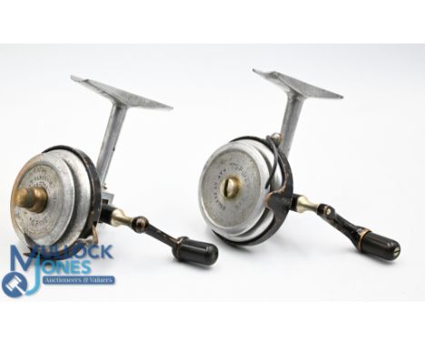 Arthur Allan Spinet threadline casting reel, screw drum, half bail, binding, and an Allan of Glasgow Spinet, 3rd model with w
