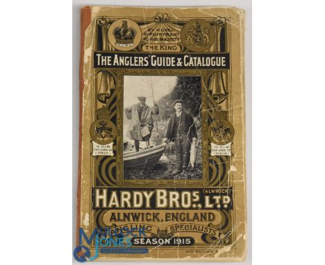 1915 Hardy Brothers Angling Guide &amp; Catalogue 41st edition, fair-good condition for age with wear to covers, marks, creas
