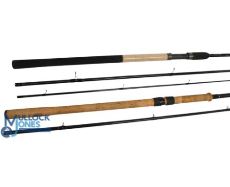 Shakespeare Valor Match 1823-390 carbon match rod, 3.9m, 3pc, max line 4lbs, 26" handle with down locking reel seat, lined st